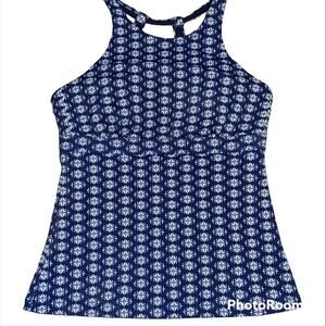 Athleta Tangier High Neck Swim Tankini 34 B/C